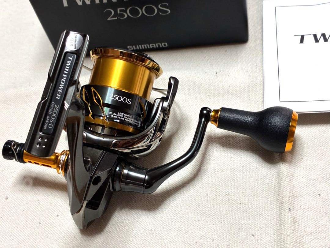 【エギンク・バス釣り等】シマノ リール20ツインパワー2500S【カスタム品】