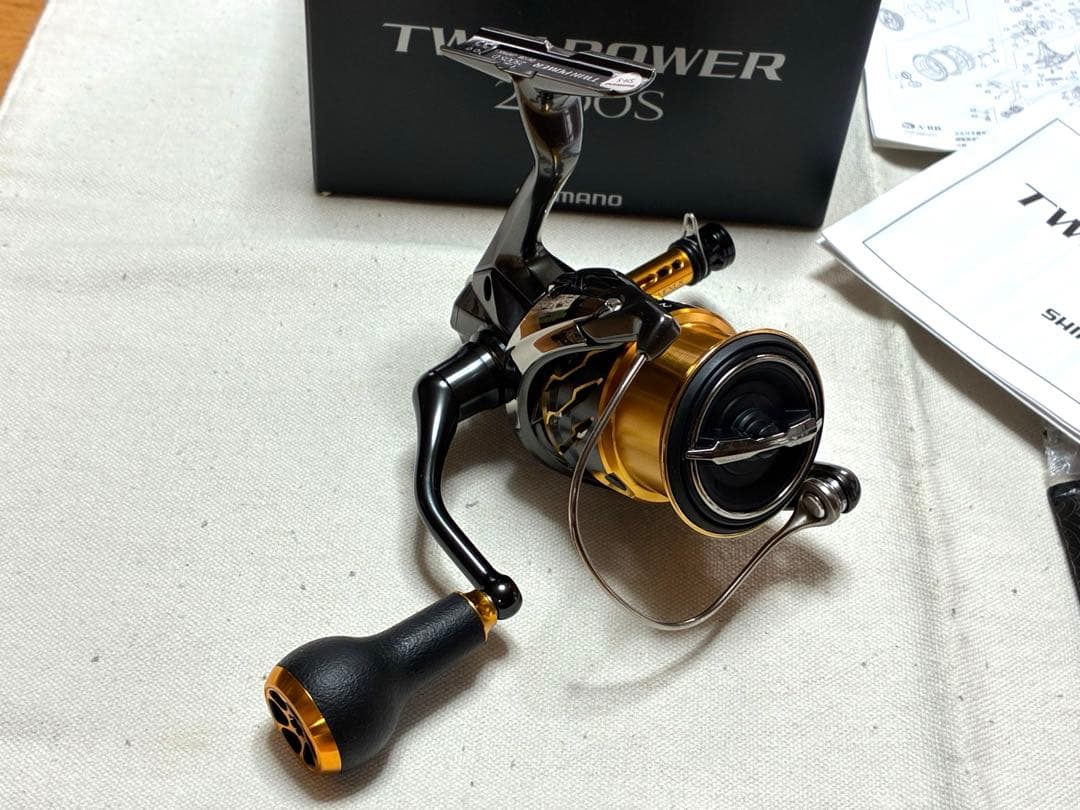 【エギンク・バス釣り等】シマノ リール20ツインパワー2500S【カスタム品】