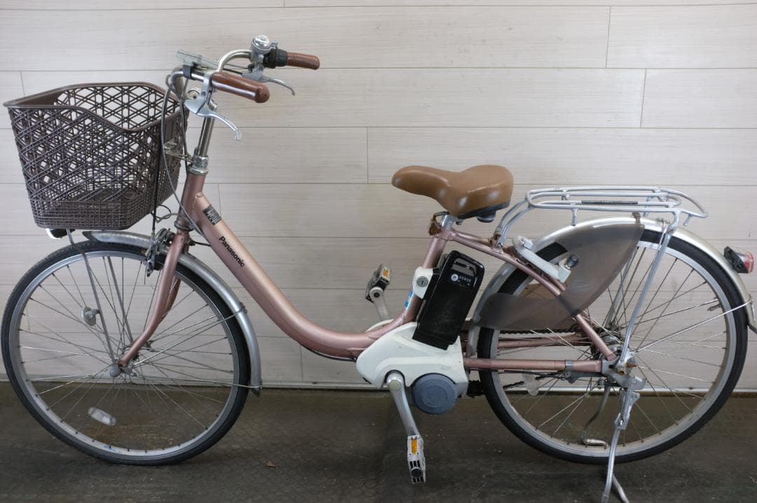 電動自転車 パナソニック　24インチ　3段　8.0Ah（5点灯）充電器あり