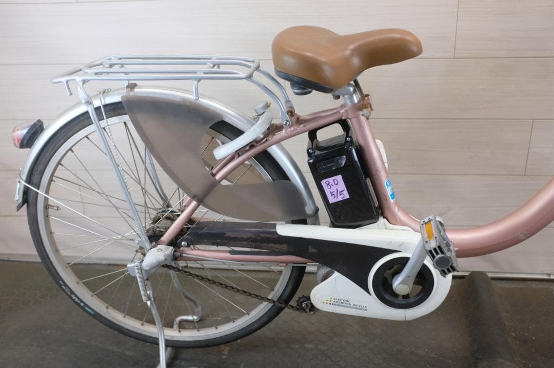 電動自転車 パナソニック　24インチ　3段　8.0Ah（5点灯）充電器あり