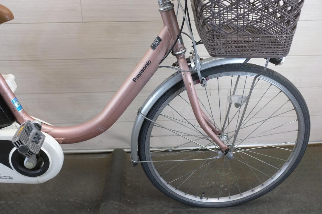 電動自転車 パナソニック　24インチ　3段　8.0Ah（5点灯）充電器あり