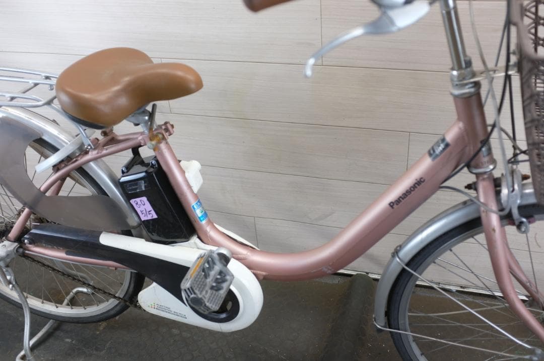 電動自転車 パナソニック　24インチ　3段　8.0Ah（5点灯）充電器あり