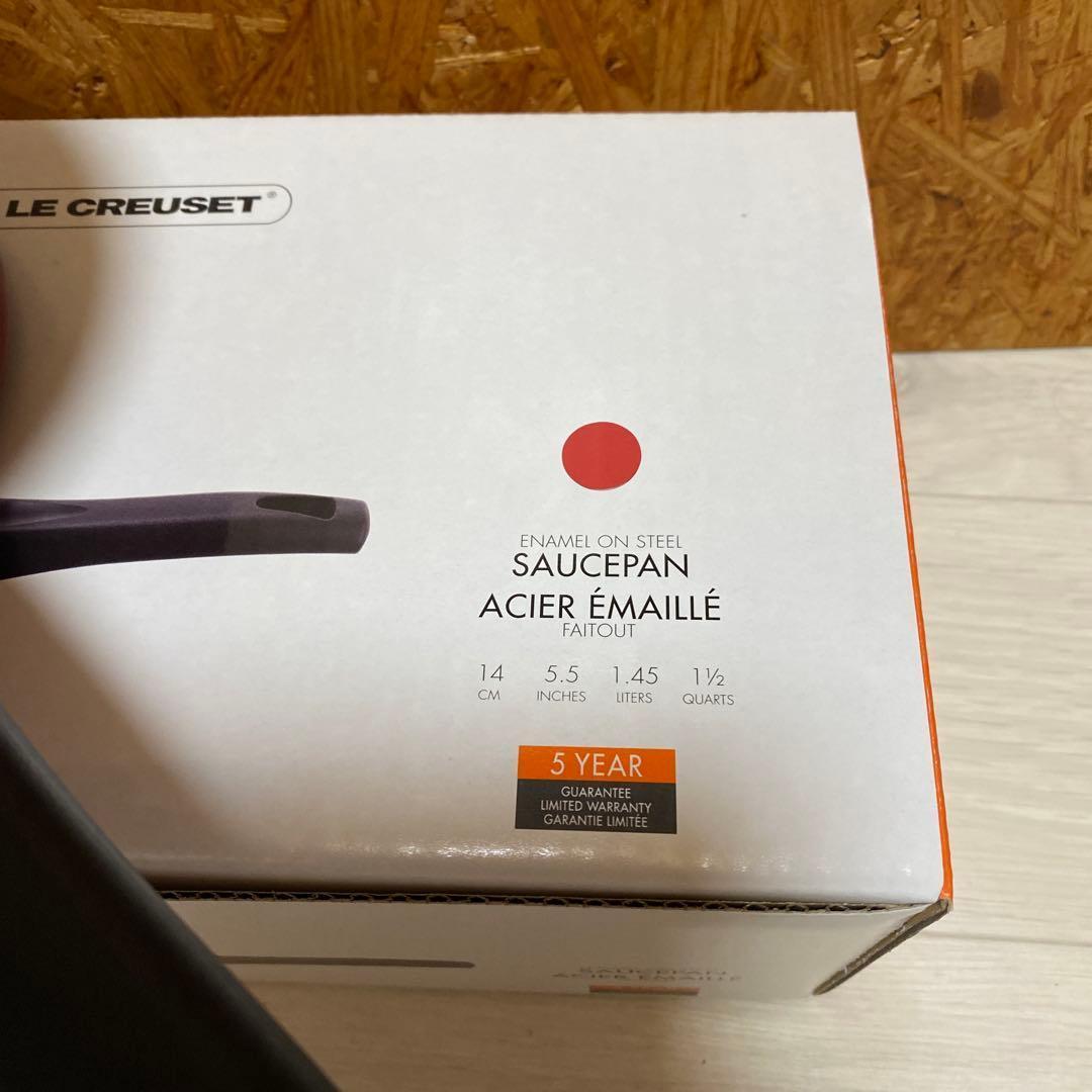 LE CREUSET 片手鍋 14cm レッド　ソースパン　新品未使用品☆