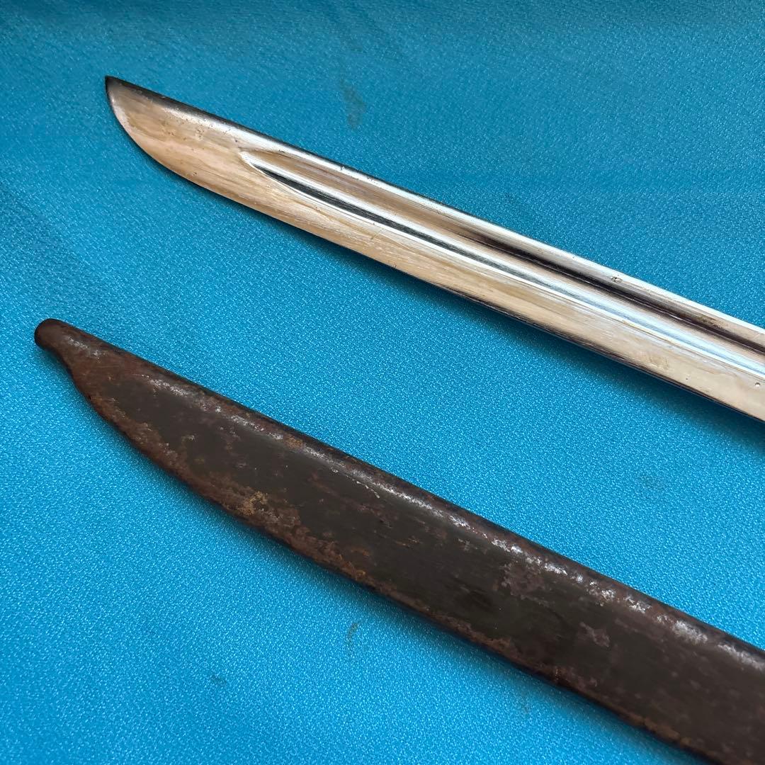 旧日本陸軍　銃剣三十年式？刃は、模造刀となっております。