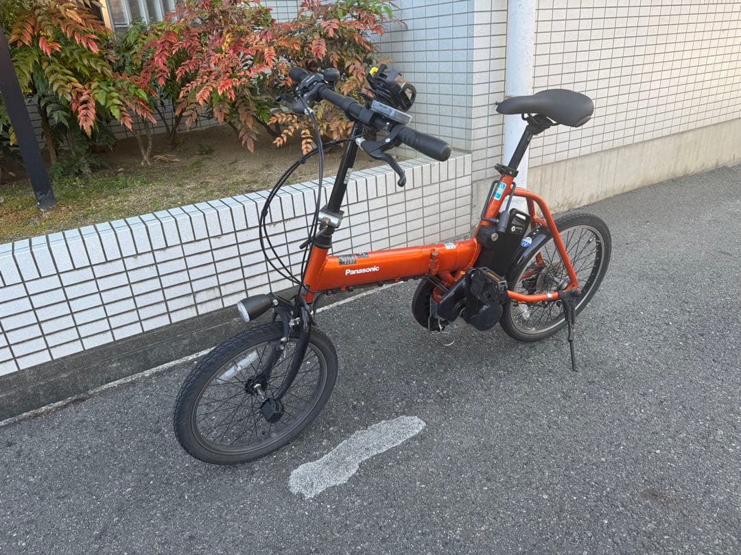 Panasonic オフタイム（電動アシスト折りたたみ自転車）です。