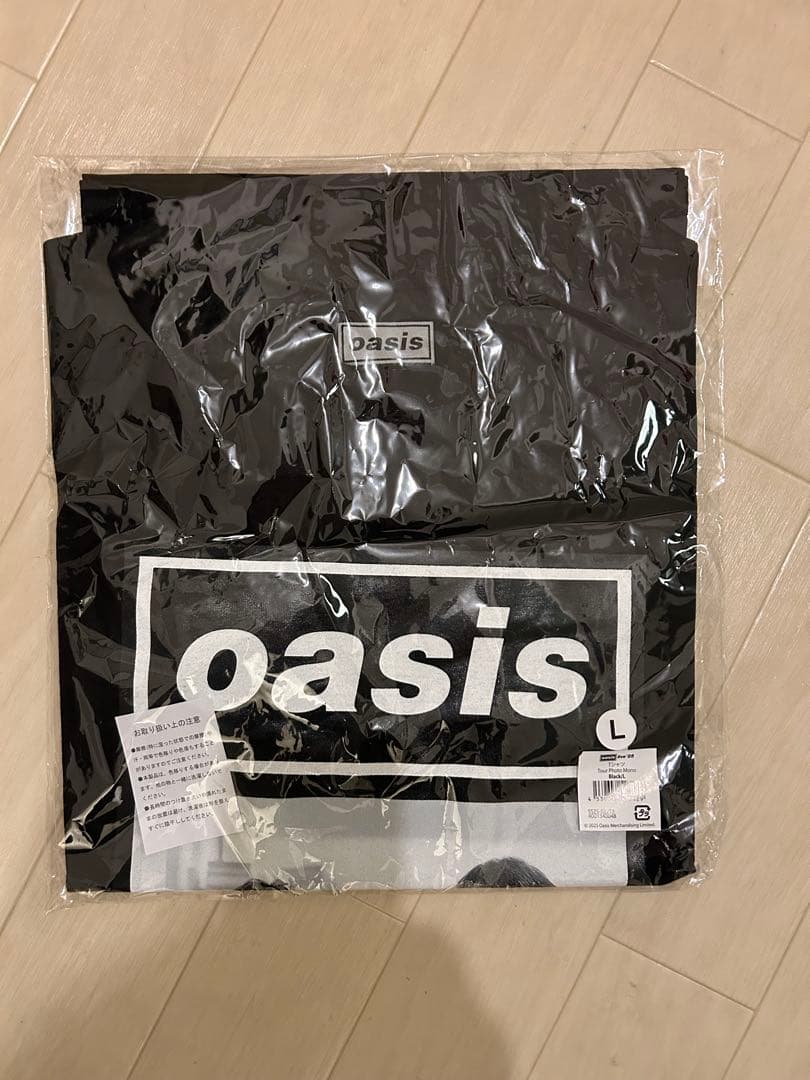oasis ライブツアーTシャツ 黒　Lサイズ