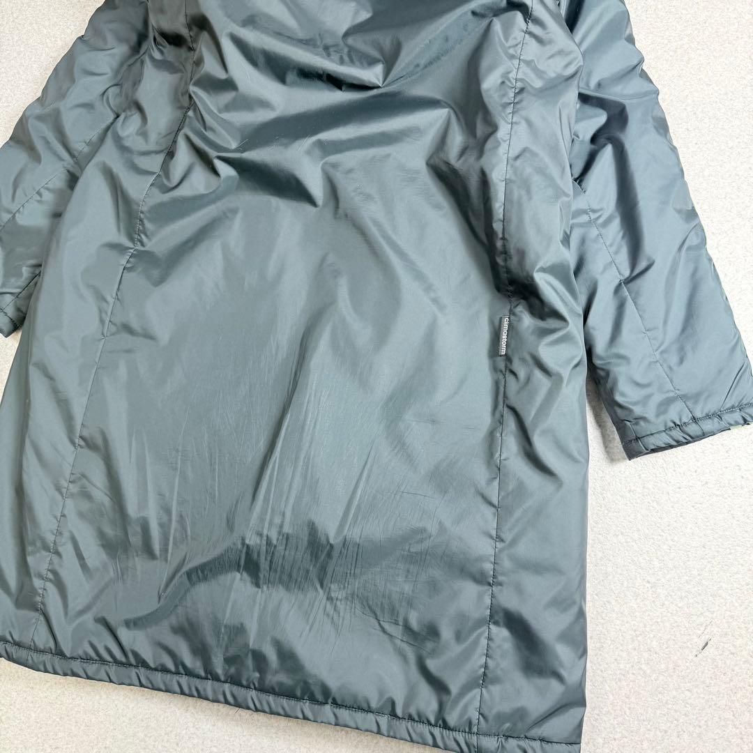 極美品　adidas アディダス　洗える　中綿ベンチコート　Lサイズ　グレー
