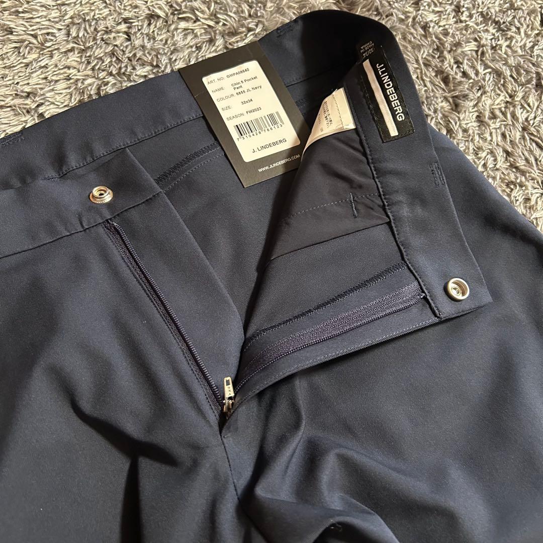 ■新品■　J.LINDEBERG　サイズ32　ゴルフウェア ソフトツイルパンツ