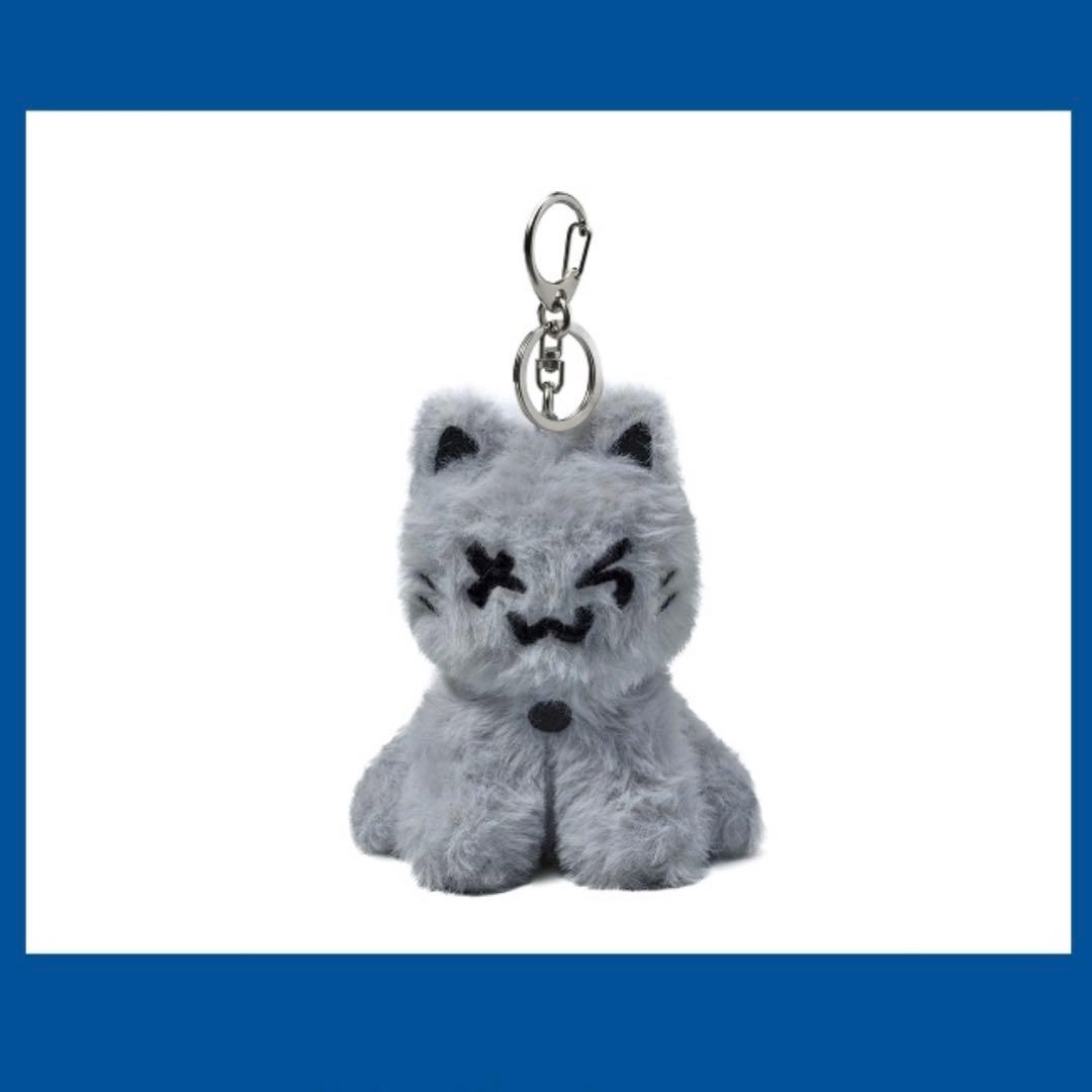 TWS TRY WITH US Plush Keyring (Cat)キーリング