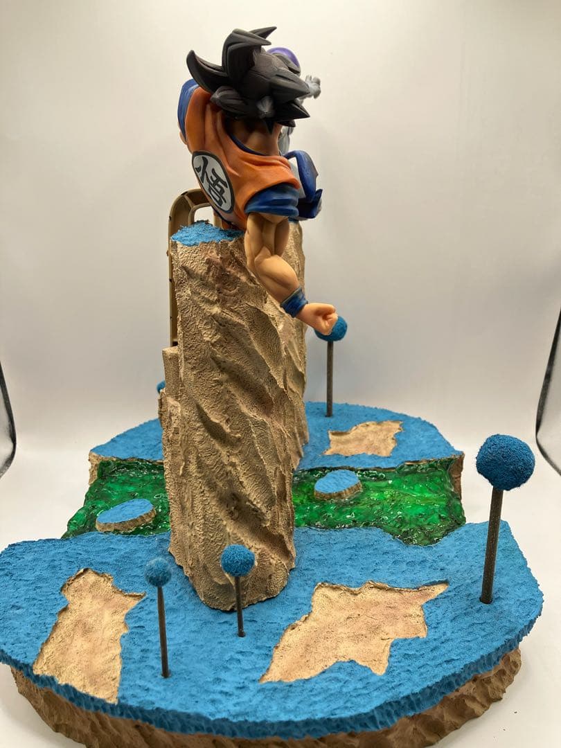 【リペイント】　ドラゴンボール　悟空　フリーザ　ジオラマ　フィギュア