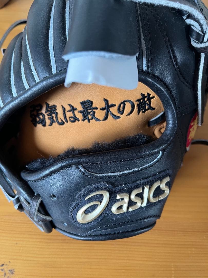 asics プロ野球選手 グローブ 則本昂大 投手 サイン入り 巨人 楽天