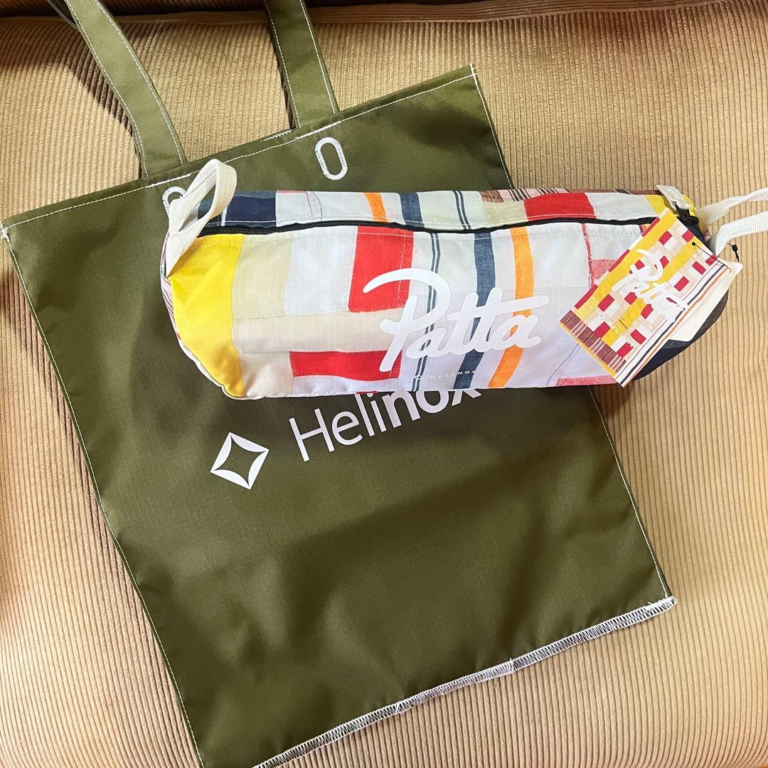 【新品、パリ購入、非売品トート】Patta Helinox Chair One