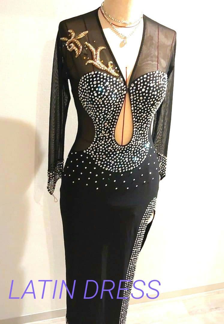 社交ダンス　美品✨　ラテンダンス ラテン衣装ドレス　綺麗な状態