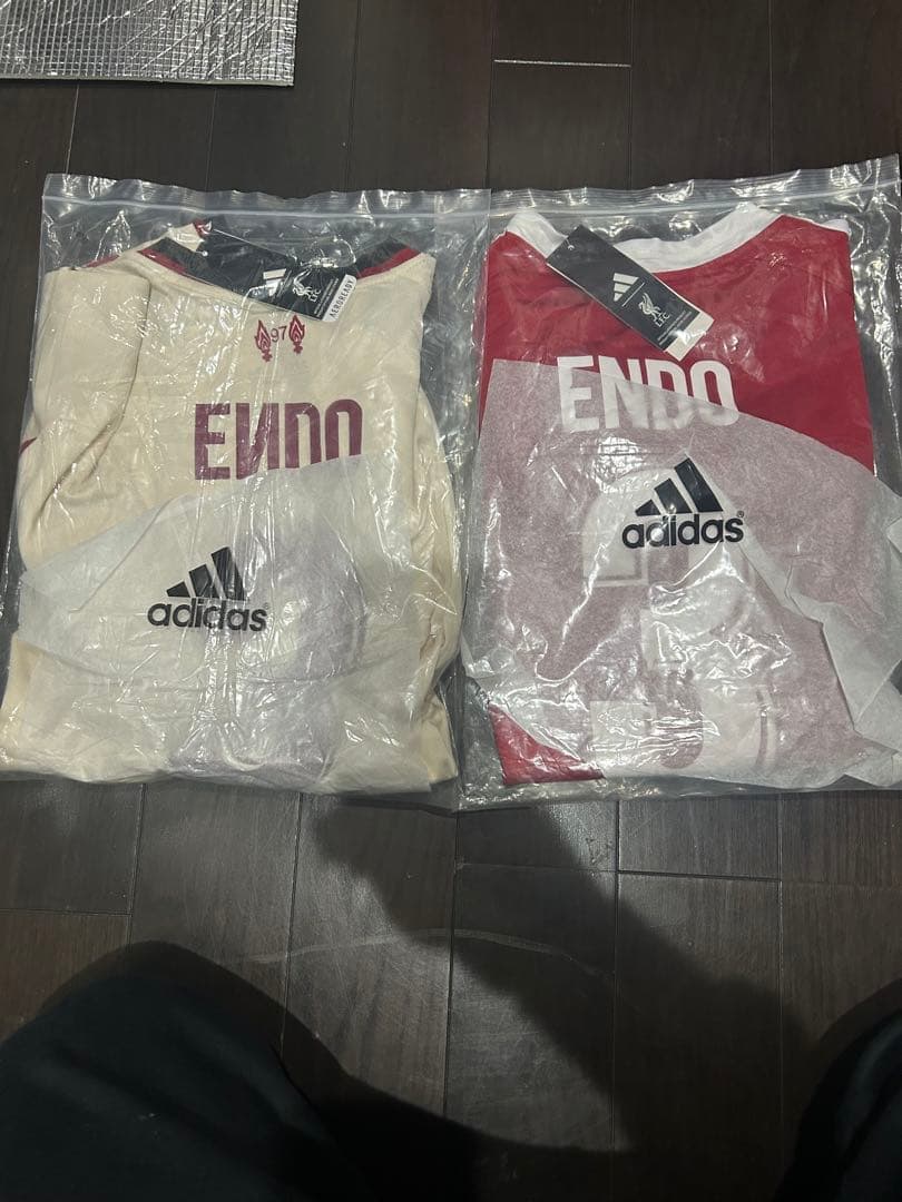 限定　リバプール ホーム&アウェイセット ENDO 3 XL 2枚セット