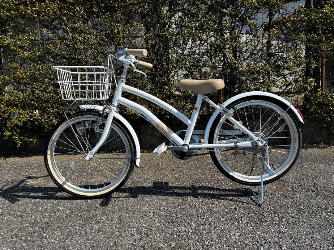 子供用自転車 20インチ 白 おしゃれ キッズ 春日部市より