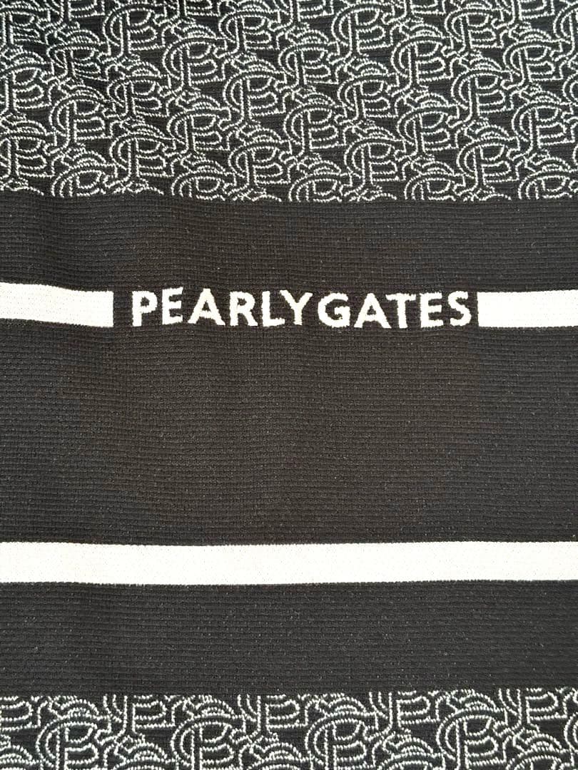 美品　PEARLY GATES ロゴポロシャツ 4 ゴルフ　ネイビー