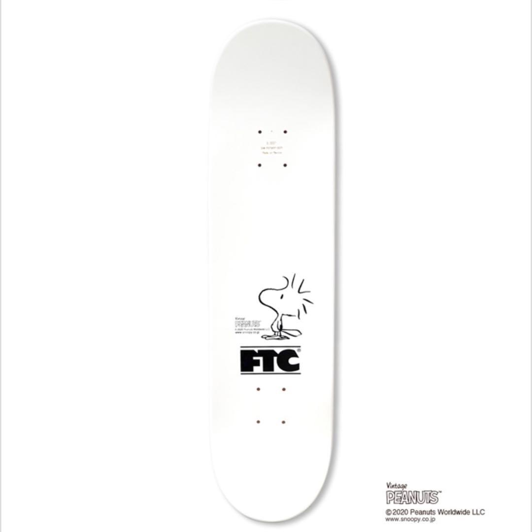 FTC ピーナッツ スヌーピー ジョークール スケートボード デッキ ホワイト