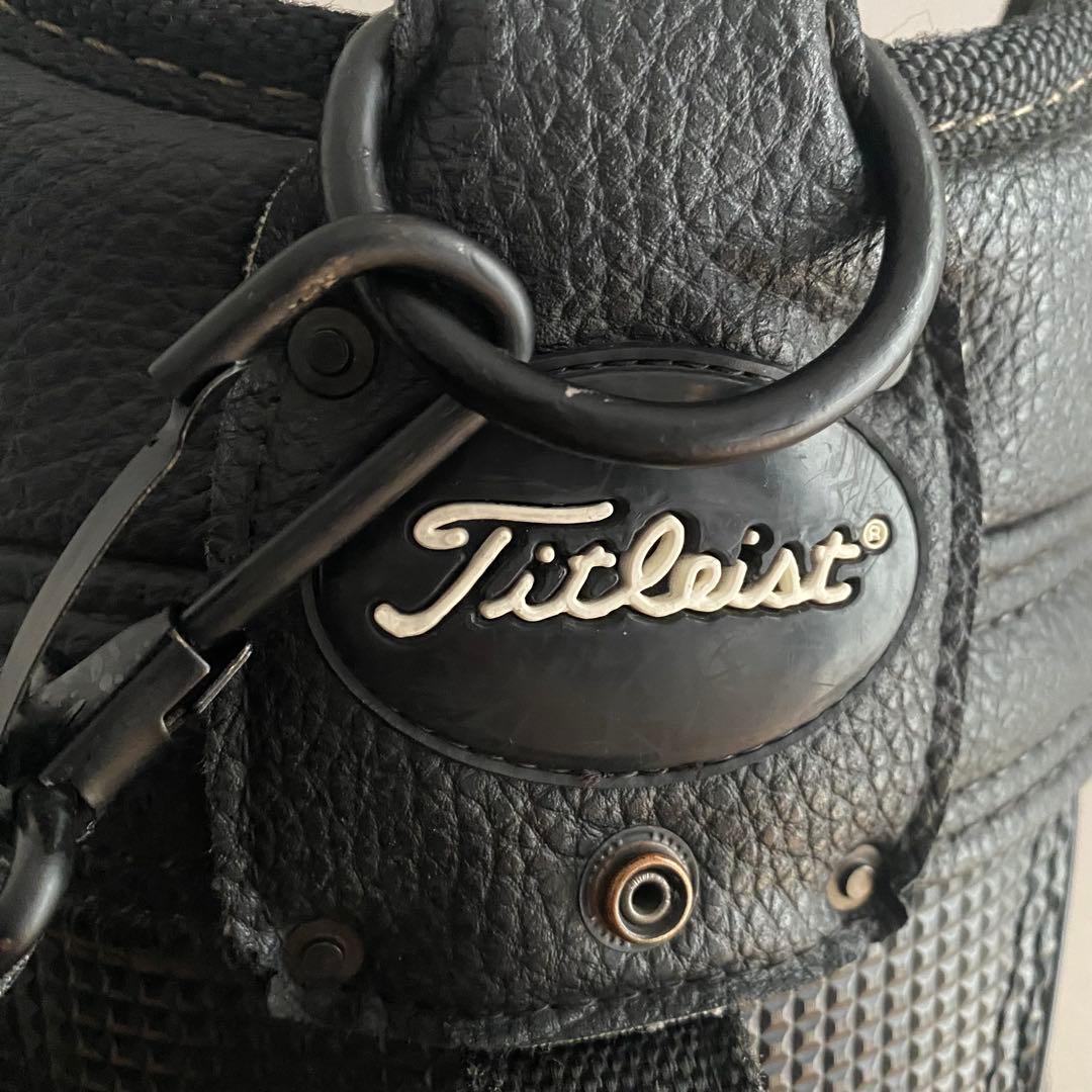 【美品】Titleist タイトリスト キャディバッグ 黒/白