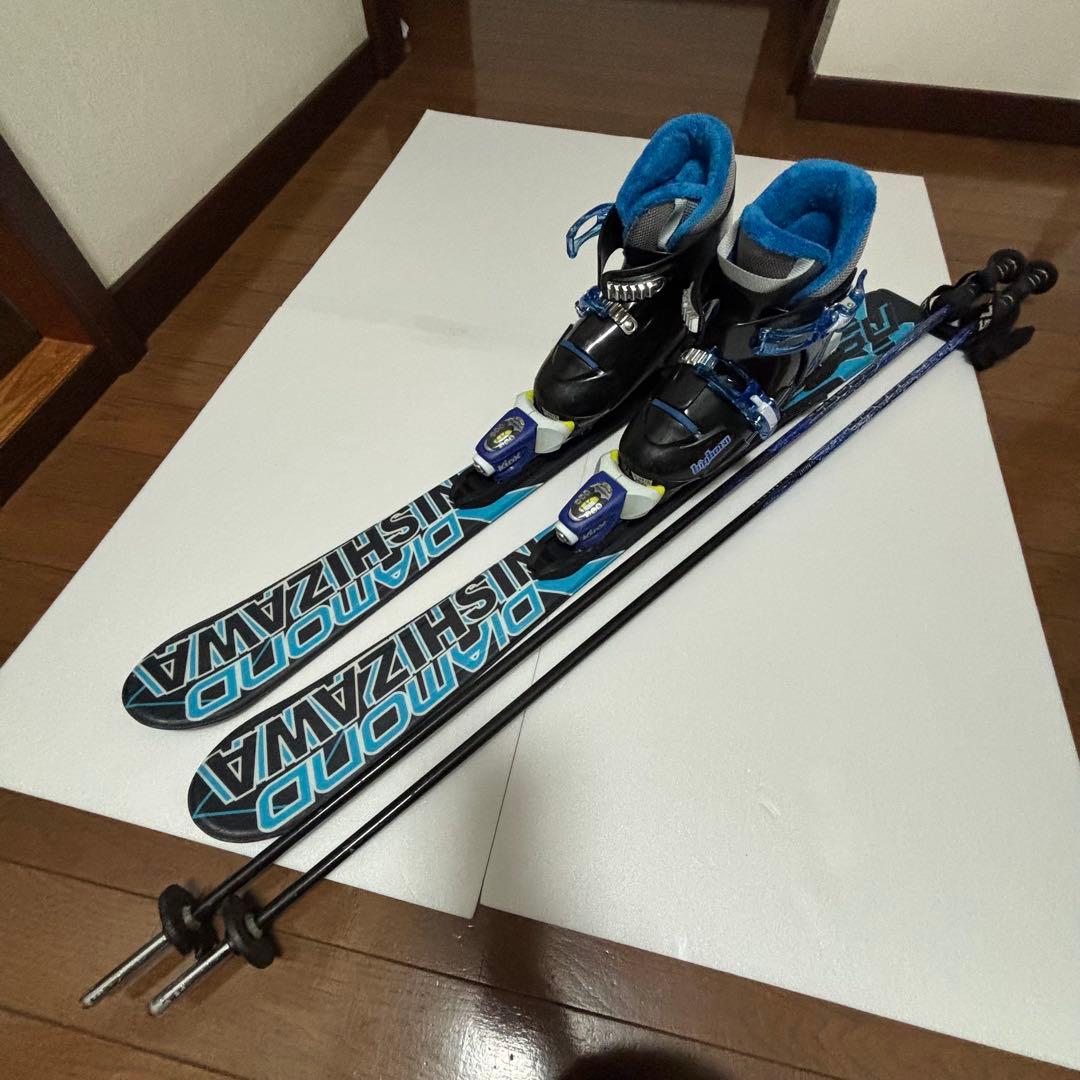 NISHIZAWA ニシザワ スキー セット 100cm ブーツ20cm