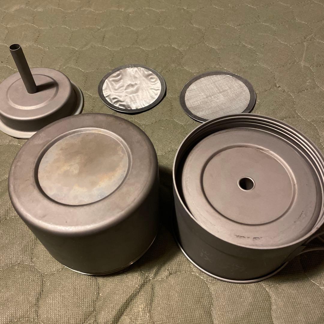 MAXI Titanium エスプレッソコーヒーメーカー