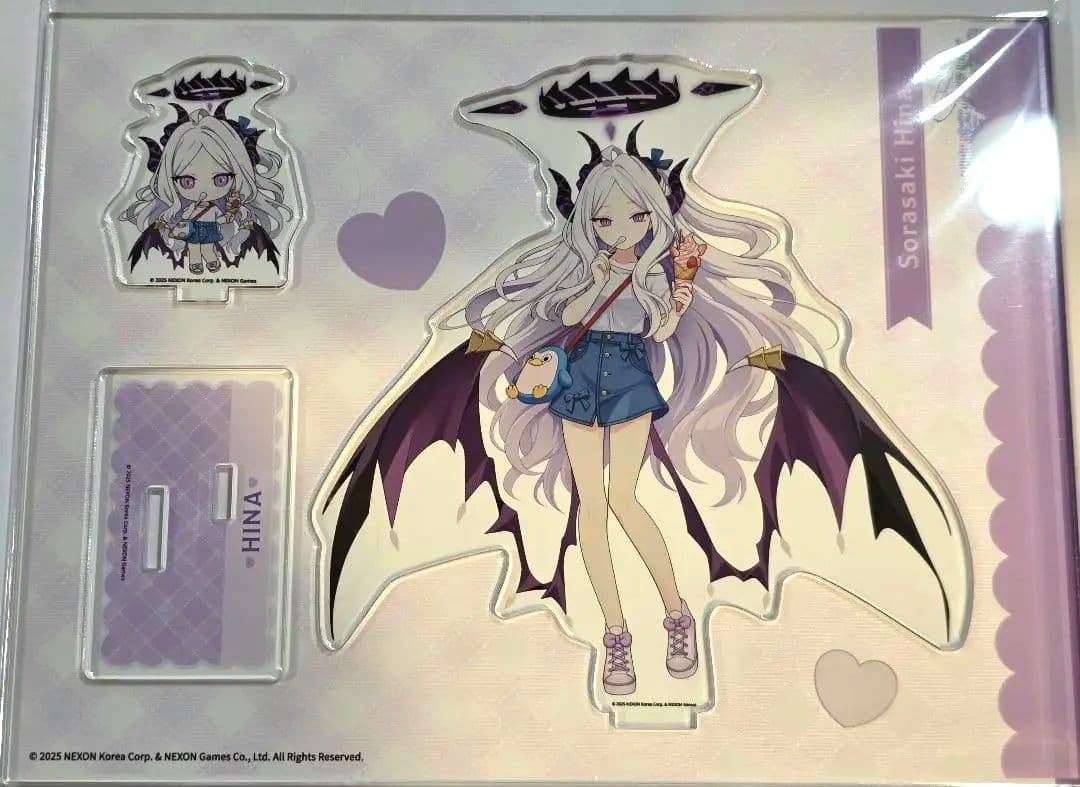 台湾限定 空崎ヒナ ブルアカ 公式 アクリルスタンド 描き下ろしイラスト