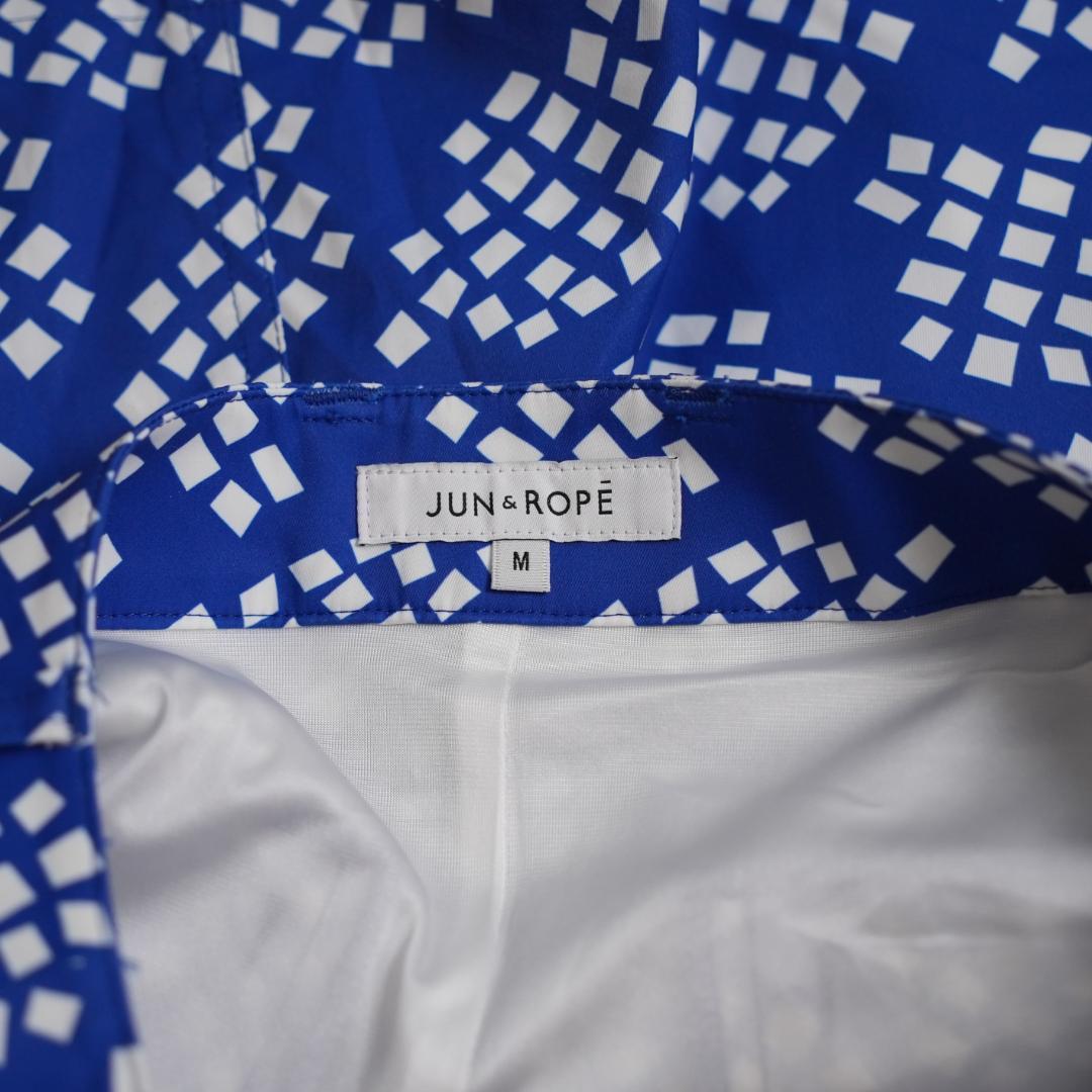 【美品】JUN&ROPÉ ゴルフウェア セットアップ ポロ スカート ブルー M