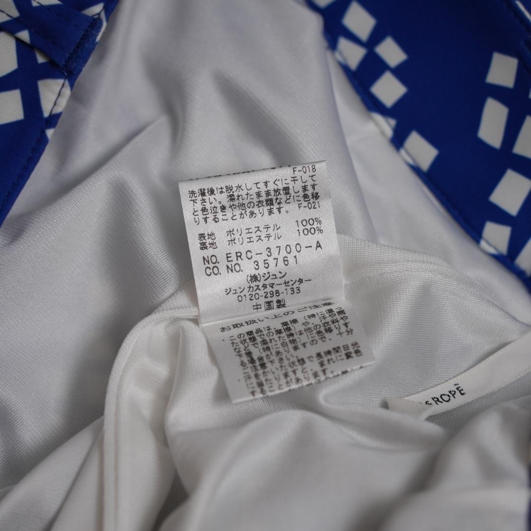 【美品】JUN&ROPÉ ゴルフウェア セットアップ ポロ スカート ブルー M