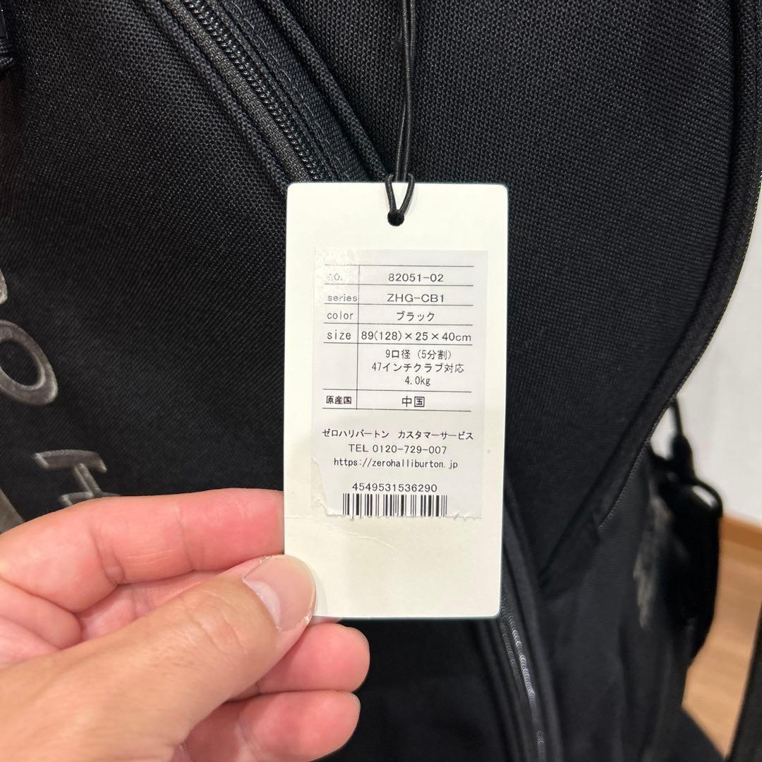 新品 定価88000円 ゼロハリバートン キャディバッグ ドライバーカバーセット