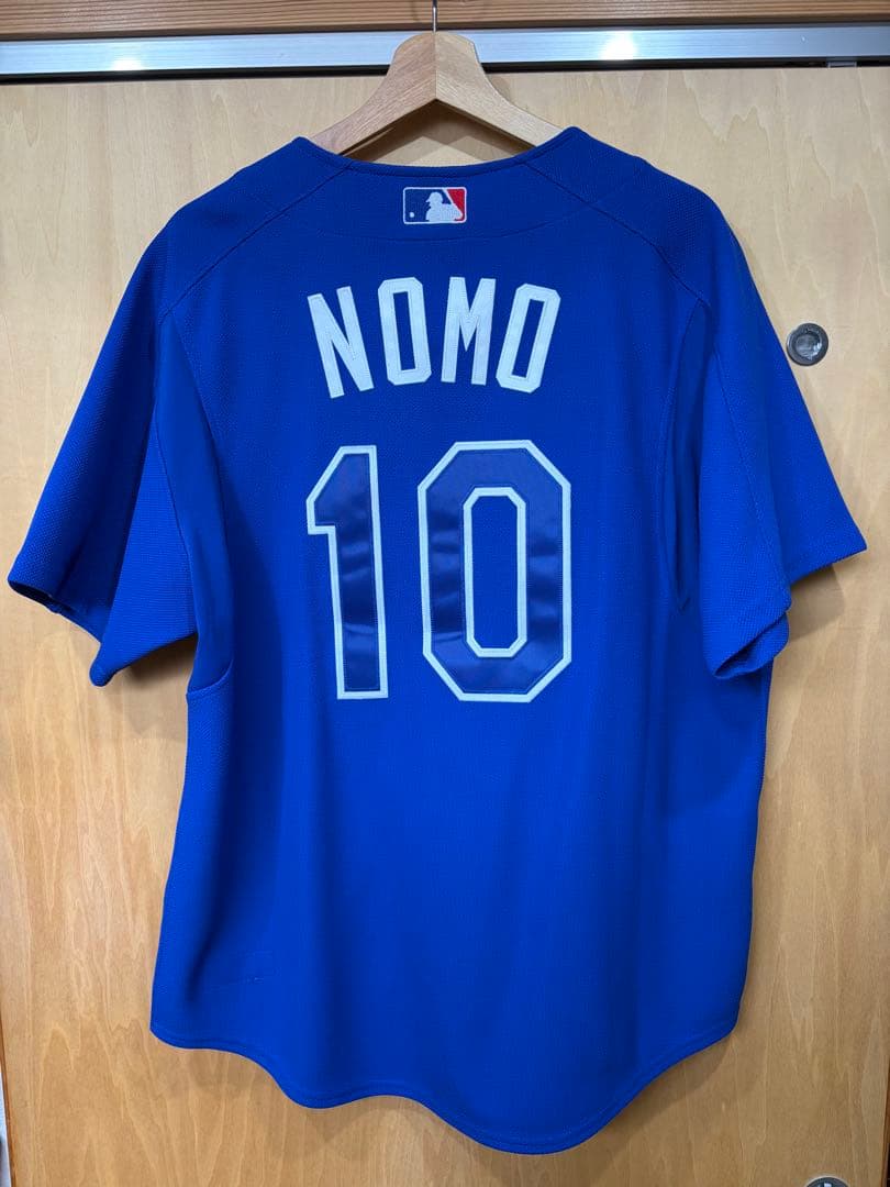 【LA現地購入】野茂英雄 ドジャース ユニフォーム 44(L) 幻の背番号10