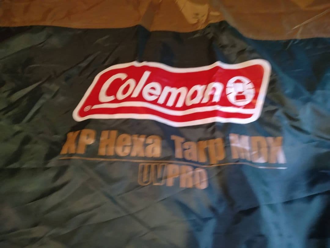 コールマン ポール付き XPヘキサタープMDX グリーン　美品　Coleman