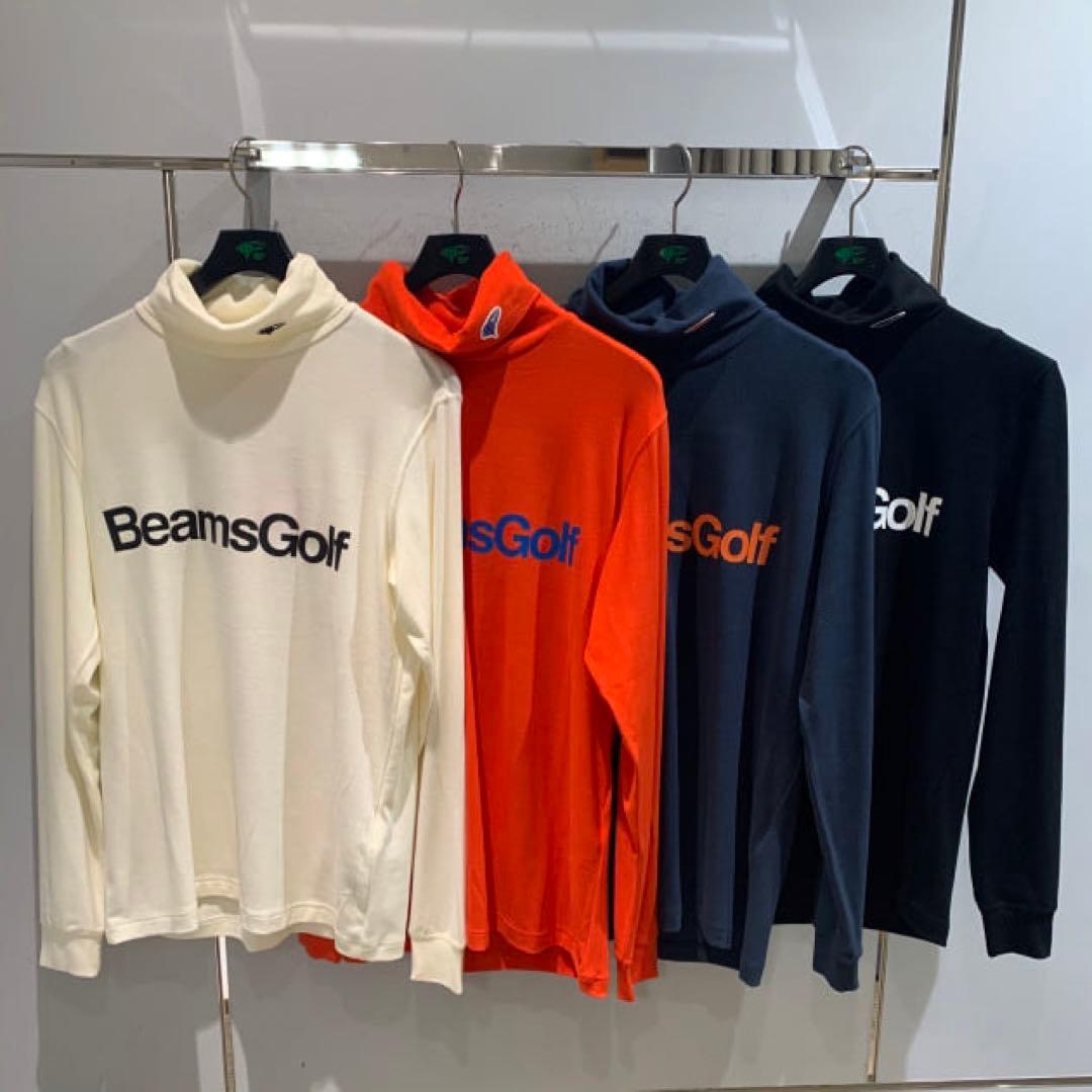 美品　BEAMS GOLF プレミアム ウォーム タートルネック シャツ　長袖