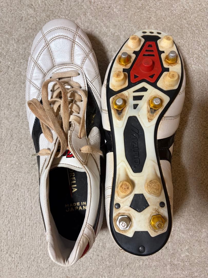【極美品】モレリア2 Japan mizuno 取り替え式MIX加工 スパイク