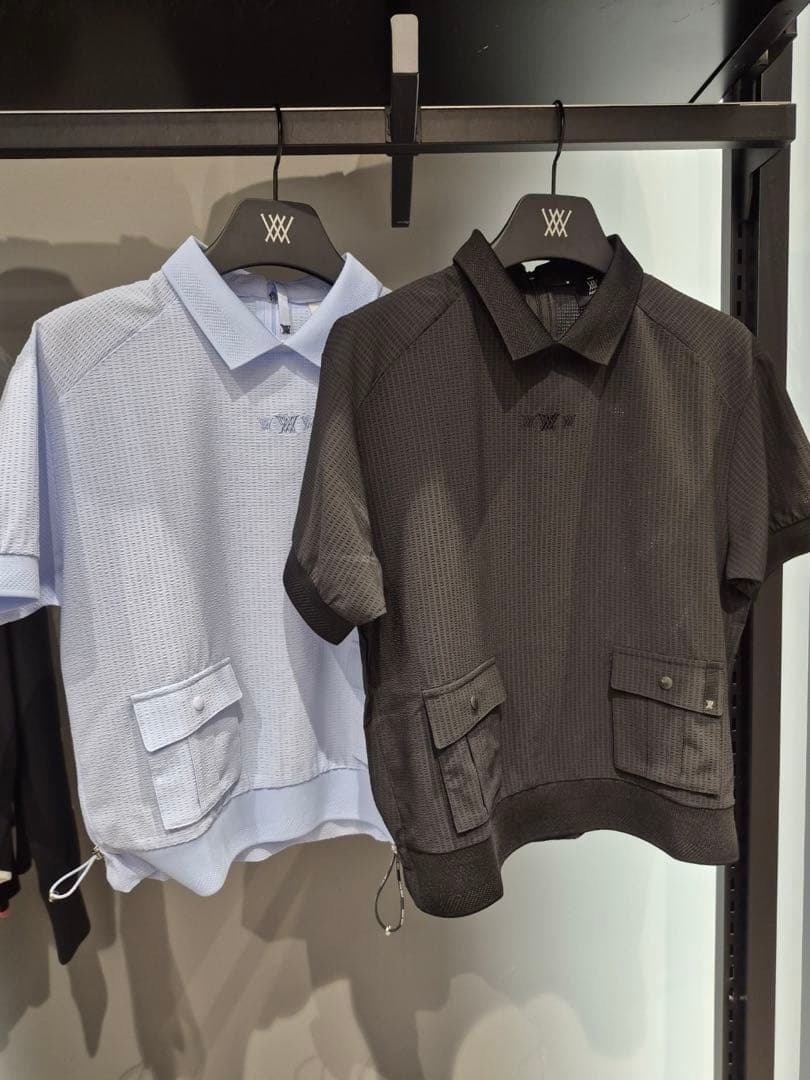 ☆ANEW GOLF☆ SILHOUETTE SHORT T-SHIRT