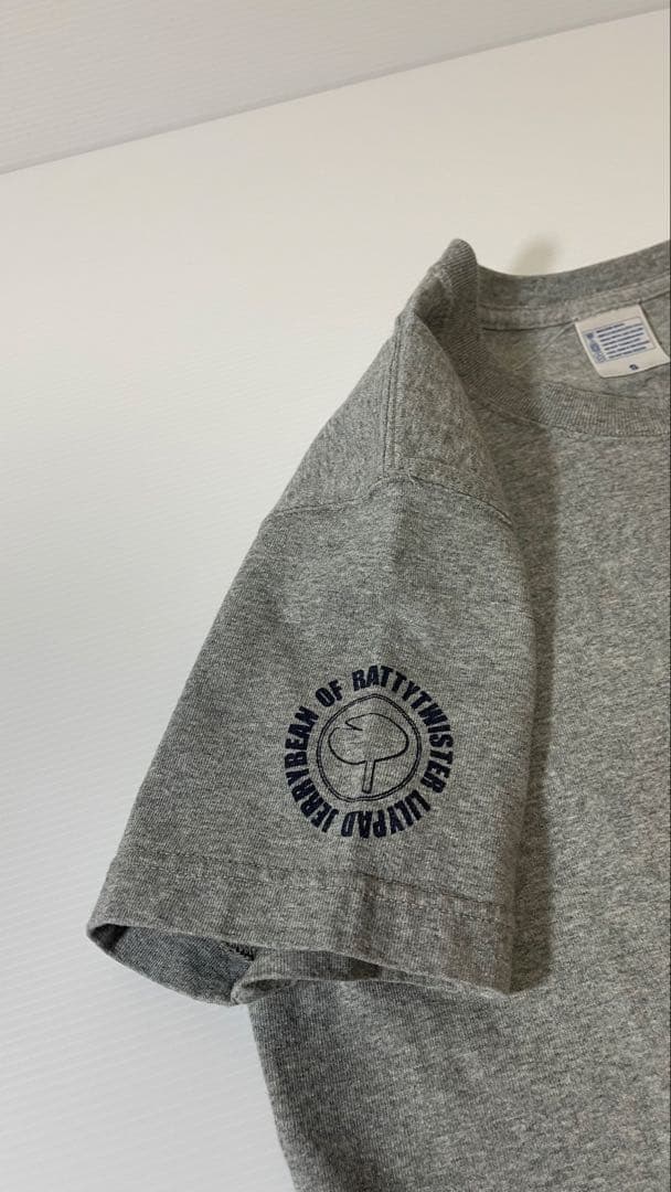 雷魚　オオノ　ウィードベッドモンスターTシャツ バックプリント　size S