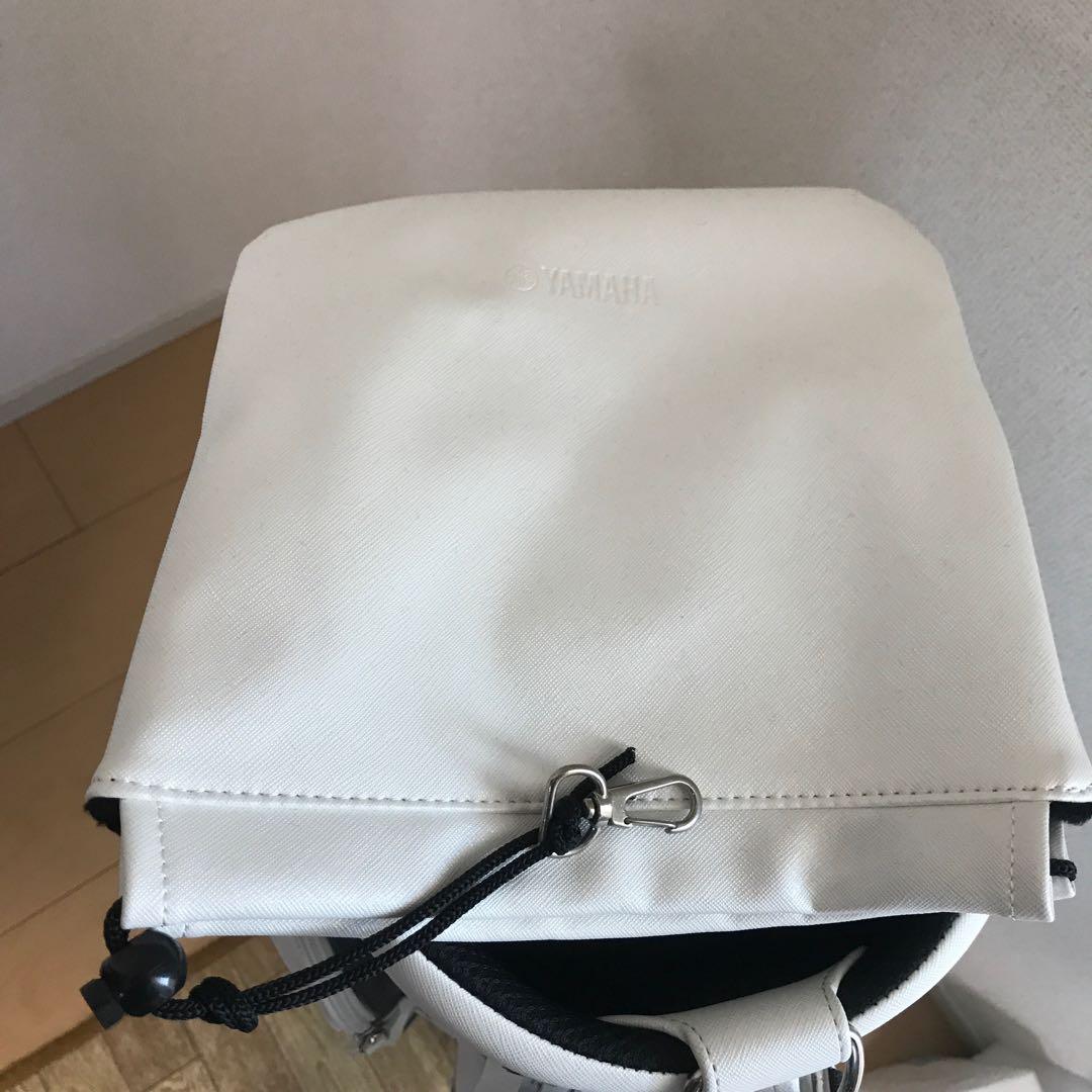 ゴルフ新品キャディーバックYAMAHA 3kg キャスター付き白アイアンカバー付