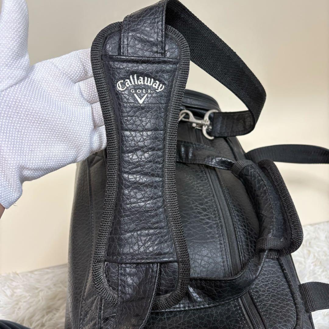 おかちゃん 様Callaway ゴルフ レザー 2way ボストンバッグ