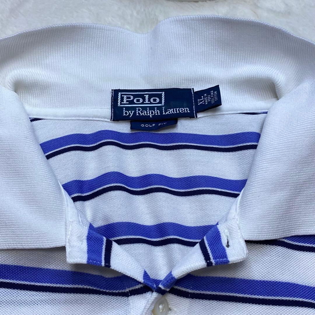 メンズウェア VNTG Polo Ralph Lauren Golf XL Striped