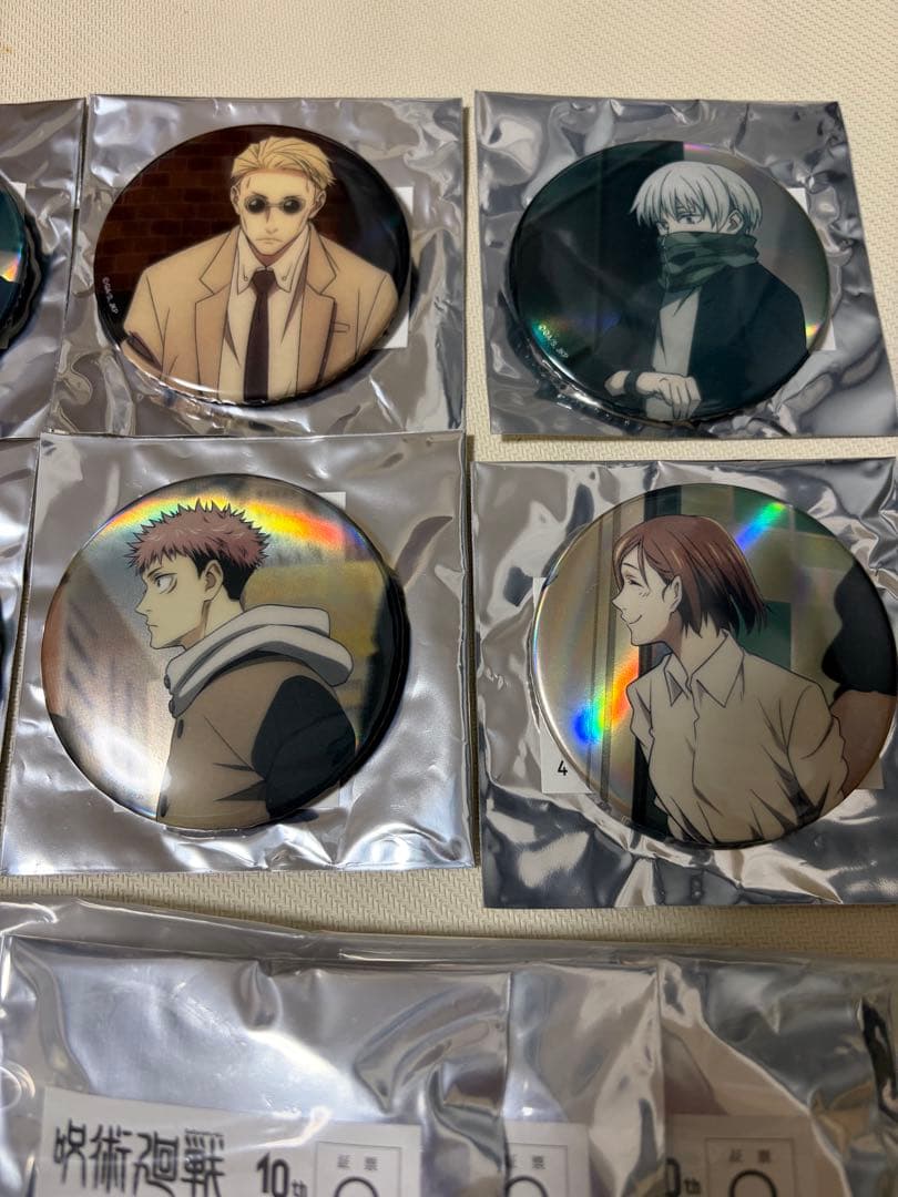 り*ん様 【新品未開封】呪術廻戦 MAPPA 缶バッジ 全8種コンプリート 28