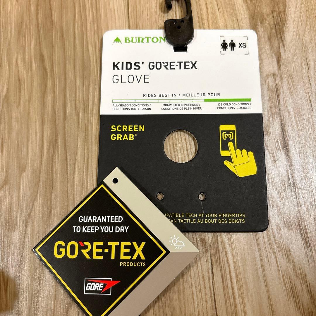 【美品】バートン　スキー　スノーボード　子供　キッズ　グローブ　手袋　XS