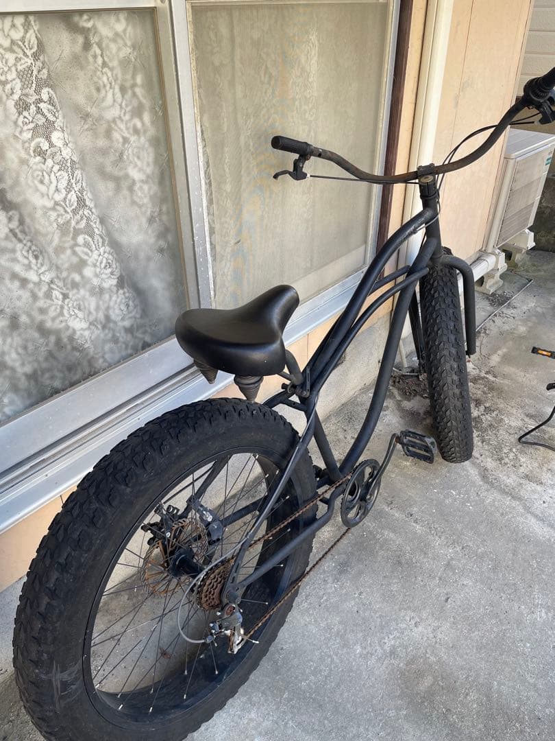 ファットバイク ビーチクルーザー 自転車 ブラック