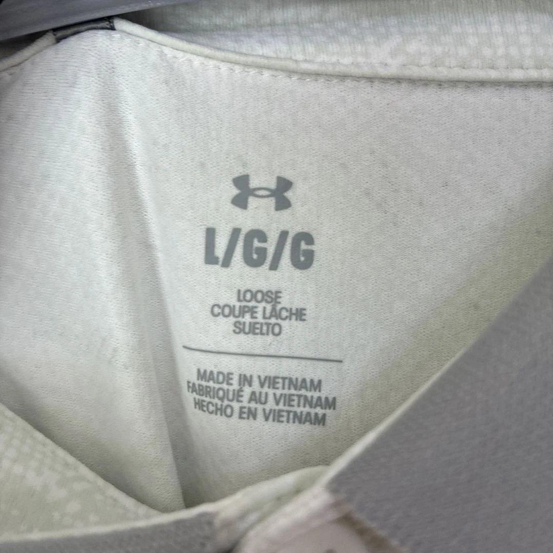 タグ付き　Under Armour ライトグレー ポロシャツ Lサイズ