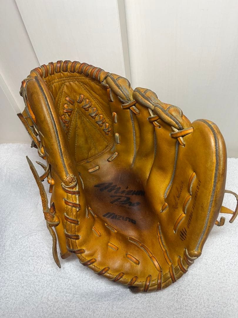 Mizuno 硬式グローブ ブラウンレザー