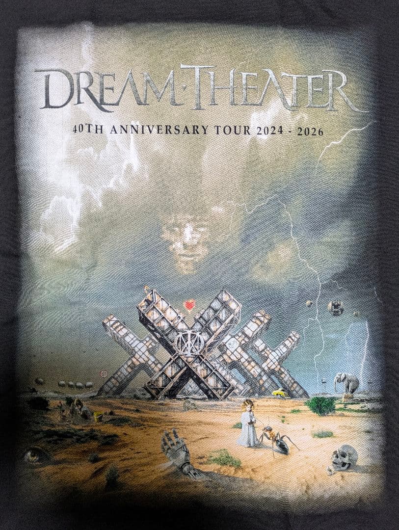 未使用 DREAM THEATER 40thツアーＴシャツ L