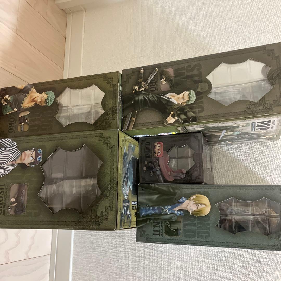 新品未開封 ワンピース P.O.P ストロングエディション フィギュア 5セット
