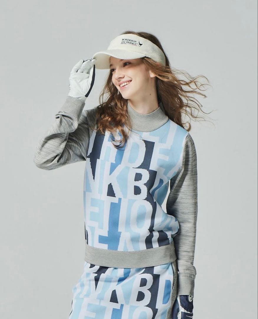 美品 クランクCLUNK ゴルフニットセットアップ　L