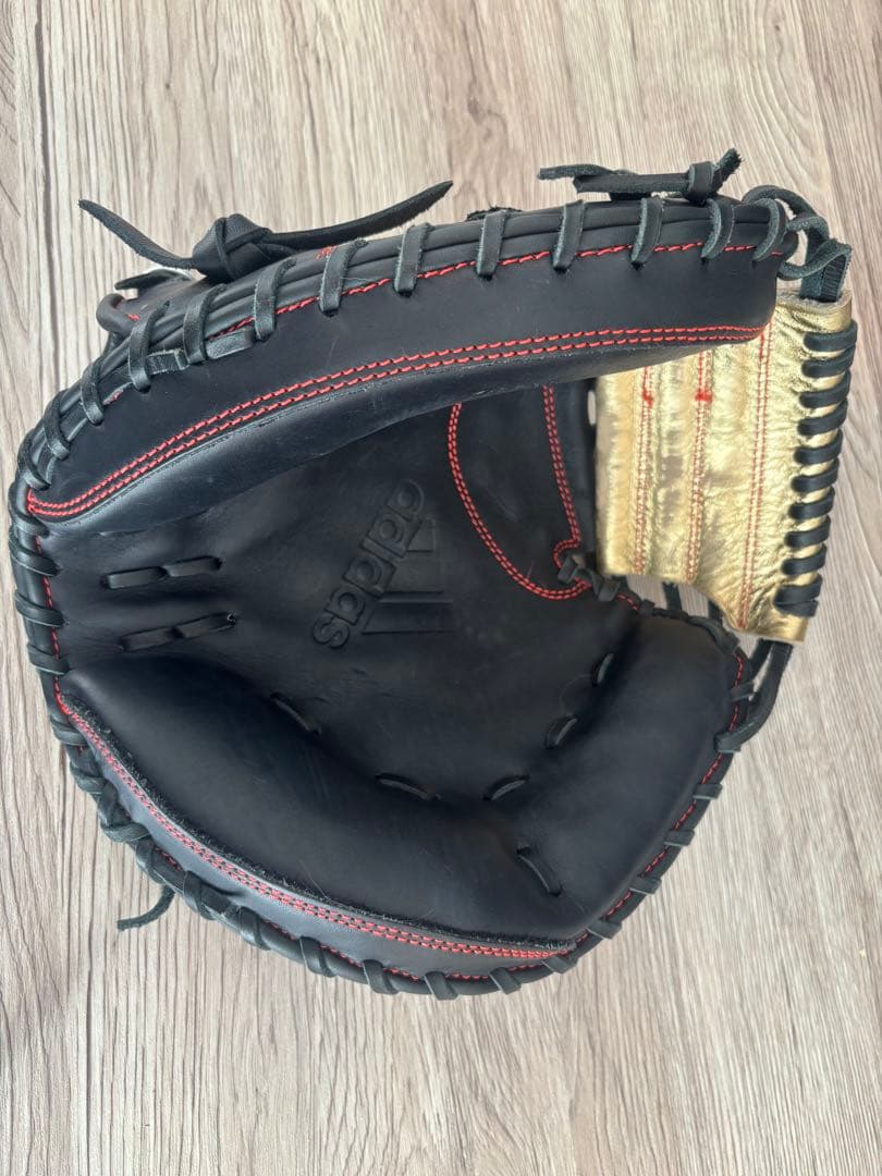 ち*ー様 アディダス 野球 軟式キャッチャーミット 捕手用グラブ