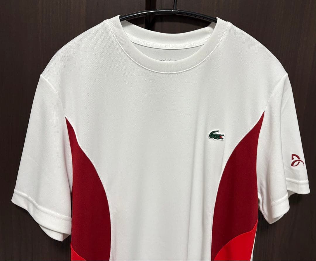 ラコステ★テニス★ サイド切り替えウルトラドライTシャツ★ジョコビッチ★4-M