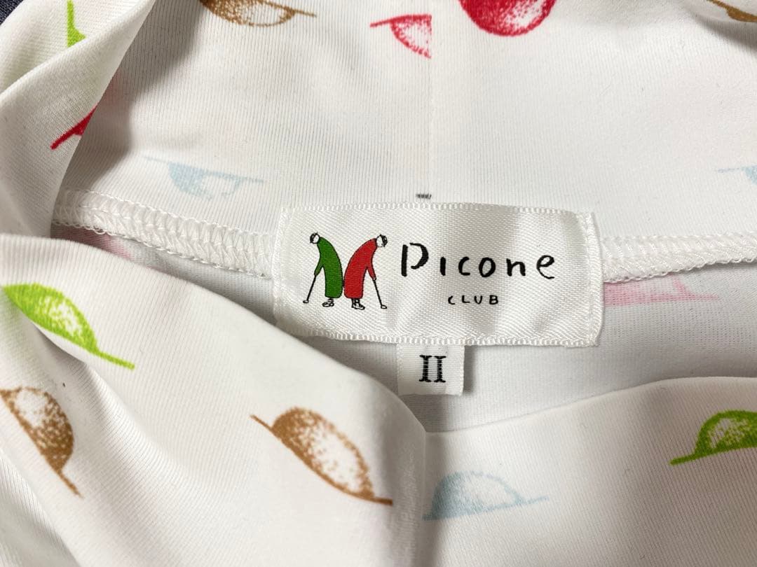 Picone Club ハイネック 長袖シャツ II ホワイト