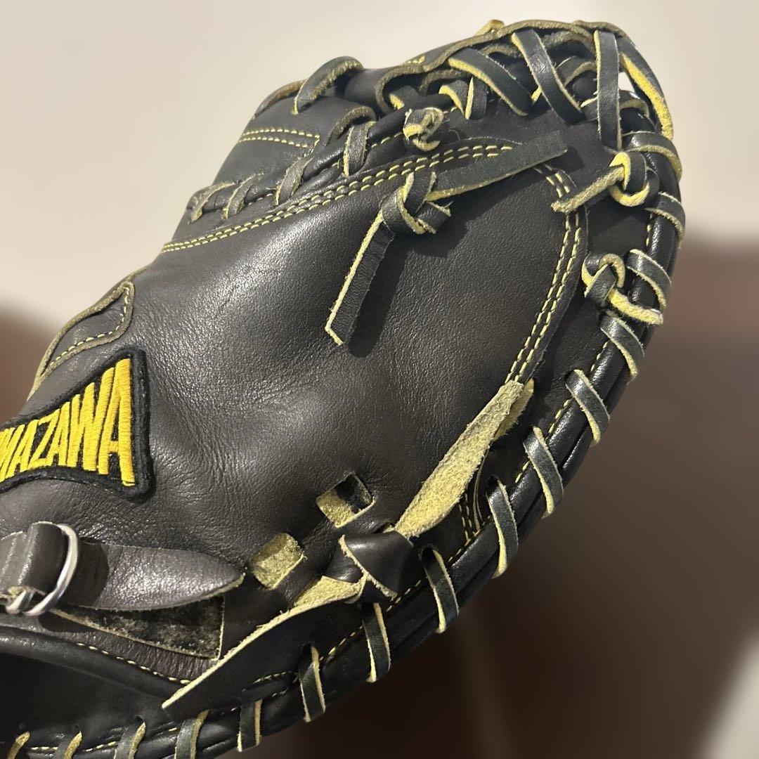 美品　タマザワ　硬式　キャッチャーミット　TC-20S ブラック