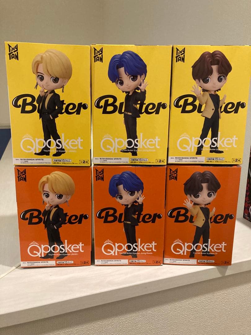 TinyTAN Butter Qposket BTS フィギュア
